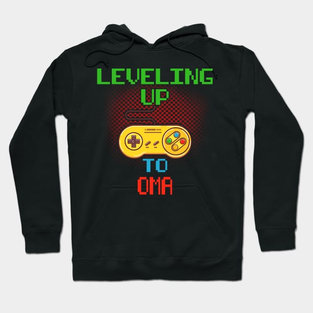 Promoted To OMA T-Shirt Unlocked Gamer Leveling Up Hoodie by wcfrance4